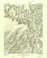 Download a high-resolution, GPS-compatible USGS topo map for Orange Cliffs 3 SW, UT (1954 edition)