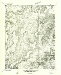 Download a high-resolution, GPS-compatible USGS topo map for Orange Cliffs 4 NE, UT (1954 edition)