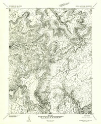 Download a high-resolution, GPS-compatible USGS topo map for Orange Cliffs 4 SW, UT (1954 edition)