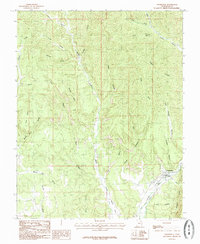 Download a high-resolution, GPS-compatible USGS topo map for Orderville, UT (1985 edition)