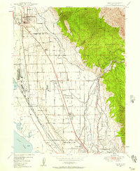1948 Map of Orem, UT, 1957 Print