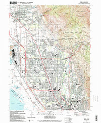 Download a high-resolution, GPS-compatible USGS topo map for Orem, UT (1994 edition)