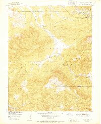 Download a high-resolution, GPS-compatible USGS topo map for Page Ranch, UT (1951 edition)