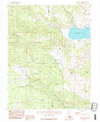Download a high-resolution, GPS-compatible USGS topo map for Panguitch Lake, UT (1985 edition)
