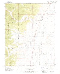 Download a high-resolution, GPS-compatible USGS topo map for Panguitch NW, UT (1969 edition)