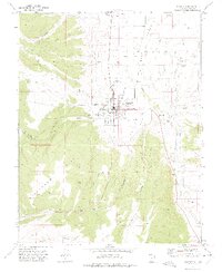 Download a high-resolution, GPS-compatible USGS topo map for Panguitch, UT (1975 edition)