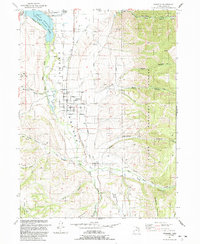 Download a high-resolution, GPS-compatible USGS topo map for Paradise, UT (1992 edition)
