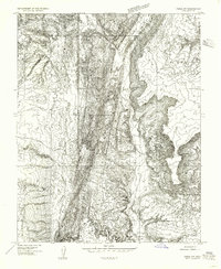 Download a high-resolution, GPS-compatible USGS topo map for Paria NW, UT (1956 edition)
