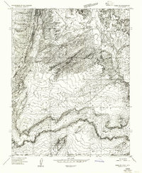 Download a high-resolution, GPS-compatible USGS topo map for Paria SW, UT (1956 edition)