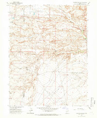 Download a high-resolution, GPS-compatible USGS topo map for Pariette Draw SW, UT (1966 edition)