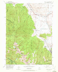 Download a high-resolution, GPS-compatible USGS topo map for Park City West, UT (1972 edition)