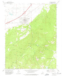 Download a high-resolution, GPS-compatible USGS topo map for Parowan, UT (1975 edition)