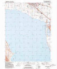 Download a high-resolution, GPS-compatible USGS topo map for Pelican Point, UT (1992 edition)