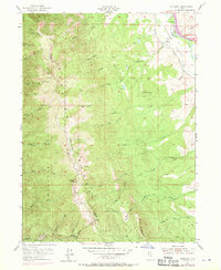 Download a high-resolution, GPS-compatible USGS topo map for Peterson, UT (1970 edition)