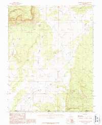 Download a high-resolution, GPS-compatible USGS topo map for Petrified Hollow, UT (1987 edition)