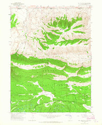 Download a high-resolution, GPS-compatible USGS topo map for Phil Pico Mtn, UT (1965 edition)