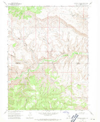 Download a high-resolution, GPS-compatible USGS topo map for Pinnacle Canyon, UT (1971 edition)