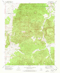 Download a high-resolution, GPS-compatible USGS topo map for Pinto, UT (1976 edition)