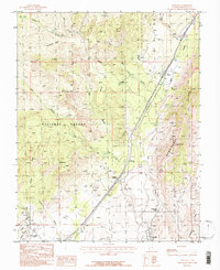 Download a high-resolution, GPS-compatible USGS topo map for Pintura, UT (1987 edition)