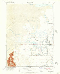 preview thumbnail of historical topo map of Weber County, UT in 1955