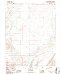 Download a high-resolution, GPS-compatible USGS topo map for Point of Rocks West, UT (1987 edition)