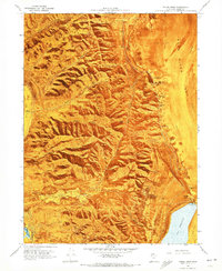 Download a high-resolution, GPS-compatible USGS topo map for Pokes Point, UT (1972 edition)