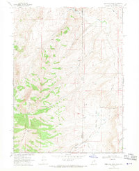 Download a high-resolution, GPS-compatible USGS topo map for Porcupine Ridge, UT (1970 edition)
