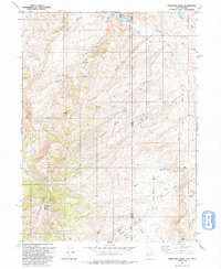 Download a high-resolution, GPS-compatible USGS topo map for Porcupine Ridge, UT (1991 edition)