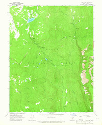Download a high-resolution, GPS-compatible USGS topo map for Posy Lake, UT (1966 edition)