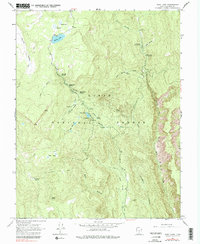 Download a high-resolution, GPS-compatible USGS topo map for Posy Lake, UT (1979 edition)