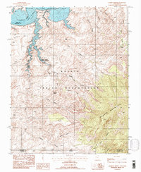 preview thumbnail of historical topo map of San Juan County, UT in 1987