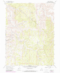Download a high-resolution, GPS-compatible USGS topo map for Rainbow, UT (1987 edition)