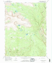 Download a high-resolution, GPS-compatible USGS topo map for Rasmussen Lakes, UT (1967 edition)