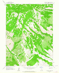 Download a high-resolution, GPS-compatible USGS topo map for Raspberry Knoll, UT (1964 edition)