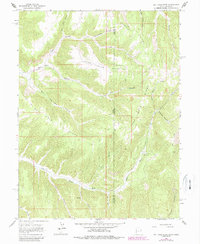 Download a high-resolution, GPS-compatible USGS topo map for Rat Hole Ridge, UT (1987 edition)