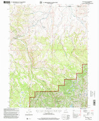 Download a high-resolution, GPS-compatible USGS topo map for Red Hole, UT (2001 edition)