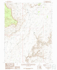 Download a high-resolution, GPS-compatible USGS topo map for Red House Spring, UT (1987 edition)