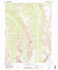 Download a high-resolution, GPS-compatible USGS topo map for Red Knob, UT (1995 edition)