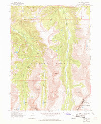 Download a high-resolution, GPS-compatible USGS topo map for Red Knob, UT (1969 edition)