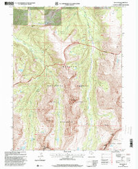 Download a high-resolution, GPS-compatible USGS topo map for Red Knob, UT (2000 edition)