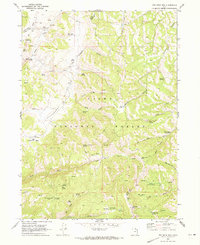 Download a high-resolution, GPS-compatible USGS topo map for Red Spur Mtn, UT (1973 edition)