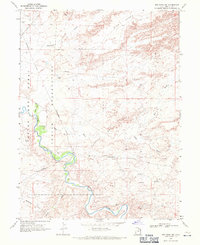 Download a high-resolution, GPS-compatible USGS topo map for Red Wash SW, UT (1971 edition)