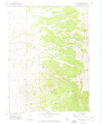 Download a high-resolution, GPS-compatible USGS topo map for Rocky Pass Peak, UT (1974 edition)