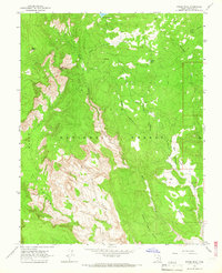 Download a high-resolution, GPS-compatible USGS topo map for Roger Peak, UT (1966 edition)