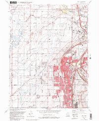 Download a high-resolution, GPS-compatible USGS topo map for Roy, UT (1990 edition)
