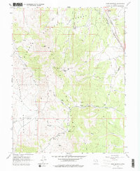 Download a high-resolution, GPS-compatible USGS topo map for Sabie Mountain, UT (1979 edition)