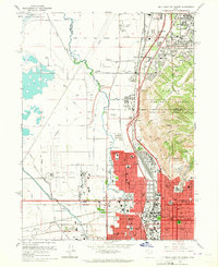 Download a high-resolution, GPS-compatible USGS topo map for Salt Lake City North, UT (1965 edition)