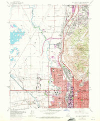 preview thumbnail of historical topo map of Salt Lake County, UT in 1963