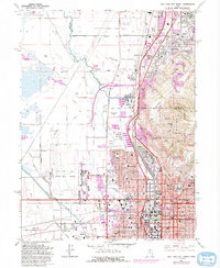 Download a high-resolution, GPS-compatible USGS topo map for Salt Lake City North, UT (1993 edition)