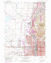 Download a high-resolution, GPS-compatible USGS topo map for Salt Lake City North, UT (1985 edition)